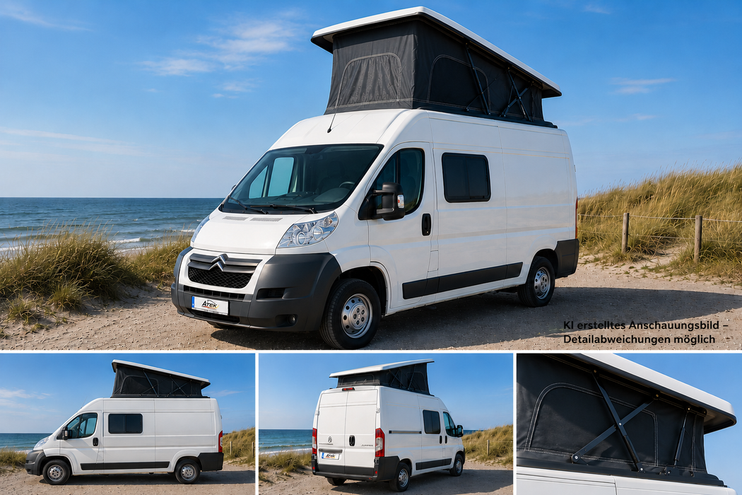 ATEK Aufstelldach Citroën Jumper 2007–2026 – Camper Schlafdach kaufen — atek-deutschland