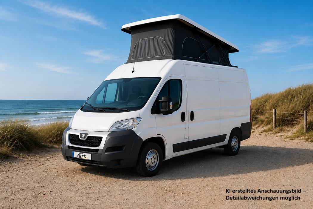 ATEK Aufstelldach für Peugeot Boxer (2006–2026) L2H2 / L3H2 / L4H2 – Mehr Platz, mehr Komfort, mehr Freiheit
