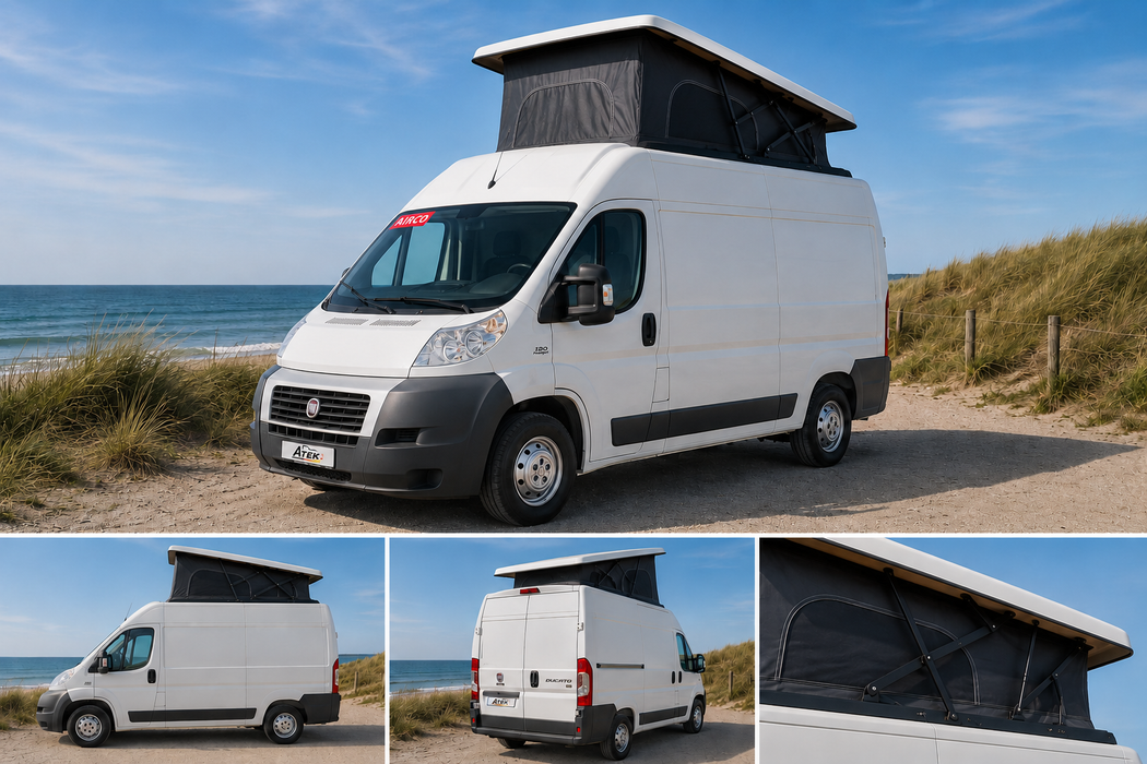 ATEK Aufstelldach für Fiat Ducato (2007–2026) L2H2 / L3H2 – Mehr Platz, mehr Komfort, mehr Freiheit