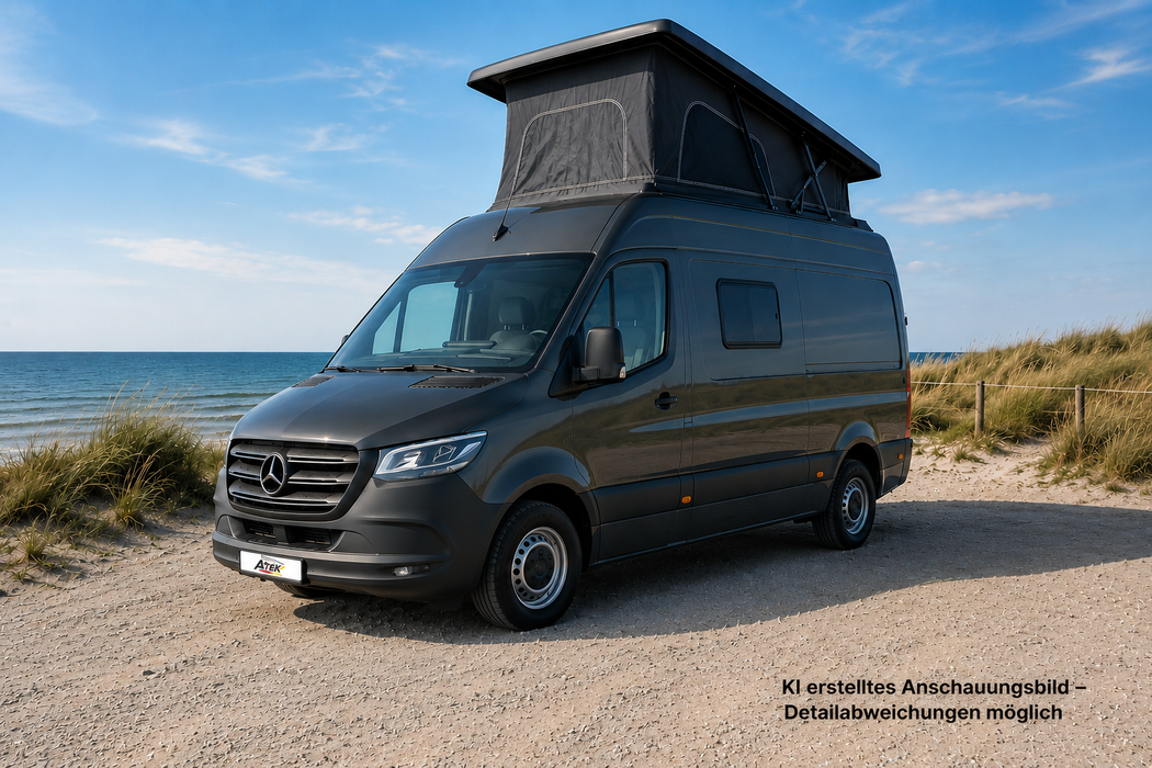 ATEK Aufstelldach für Mercedes Sprinter (Baujahr 2007 – aktuell) L2H2 / L3H2 – Mehr Platz für dein nächstes Abenteuer